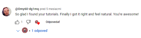 Youtube comment on my Bachata hip isolations tutorial Youtube comment on my Bachata hip isolations tutorial
